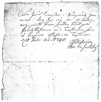 Höstetinget 1759 sid 970 Skifte efter avlidna hustrun Anna Olofsdotter, mellan änkemannen Per Svensson på Björketorp Svenningsgården och dess omyndige son Sven Persson.