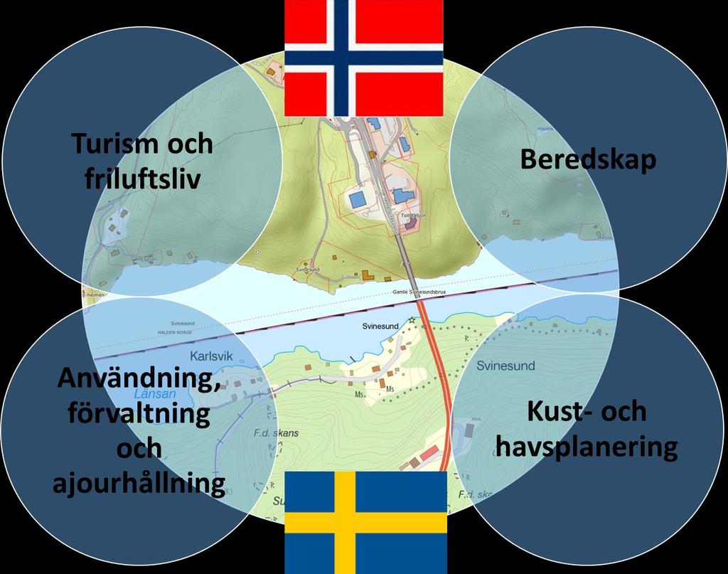 Inbjudan till Gränskartseminarium den 12 13 september 2017 Det finns ett behov av att dela geodata mellan myndigheter, län och kommuner på båda sidor av den svensk-norska gränsen.