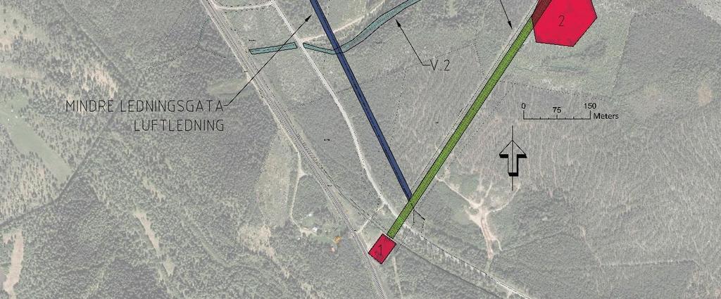 Dock medför de topografiska förhållandena att en utökad areal snabbt blir omfattande gällande masshantering i form av stora mängder schakt för att åstadkomma en yta som ansluter till järnvägens nivå.