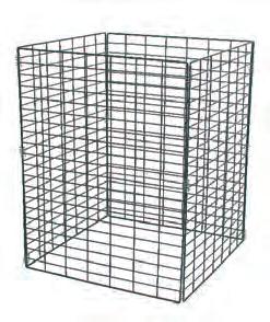 eller enkel lösning för grind. 695x890x695 mm. 450 liter.