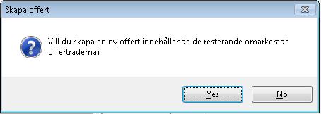 Detta har sedan tidigare fungerat med rutinerna Artikelfråga och Orderfråga. Observera att det inte gäller de länkade rutinerna som man öppnar med t.ex.