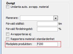 Vid utskrift markeras ändrade rader med en asterisk (*) och ursprungsvärden för de ändrade fälten skrivs under varje ändrad orderrad.