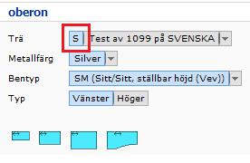 [161.000] Färgprov Nu kan man beställa Oberon i Ek färgprov (träslagsval 1099 i Movex) via Configura.