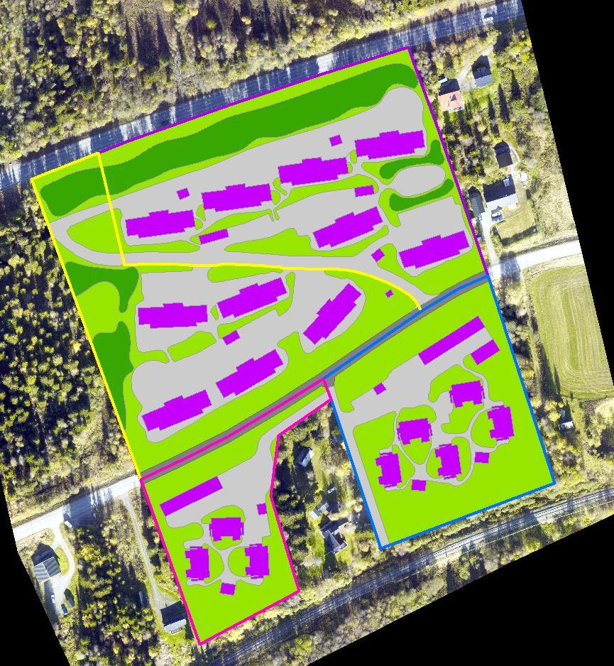 Figur 5. Framtida markanvändning framtagen i ArcGIS.