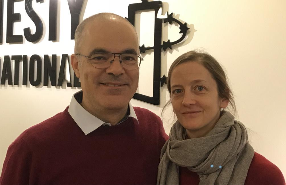 I specifically am very grateful for the way Staff in Amnesty Sweden worked in concert with my wife, helping her navigate the unknown landscape of media,