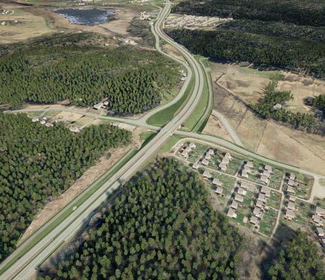 Längs lokalvägen som passerar över tvärförbindelsen, mellan Lissmavägen och Öranvägen planeras en parallell gång- och cykelväg.