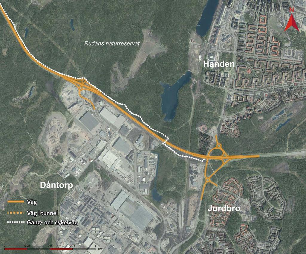 JORDBRO MASMO Trafikplats Rudan GLÖMSTA Lillsjövägen Rudanvägen Nynäsvägen