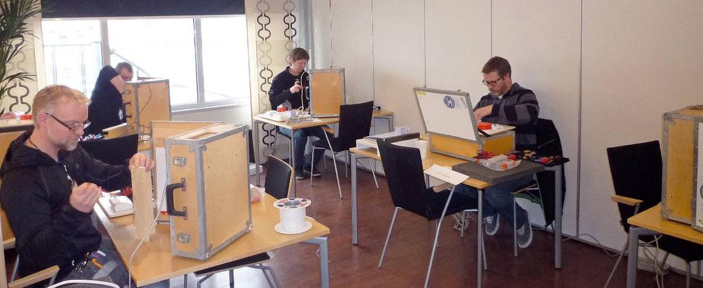 Copiax i Kungens Kurva hade ställt upp med lokal och provledaren var Anders Gustafsson. Provet, som pågår under en dag, är indelat i en teoretisk och en praktisk del.