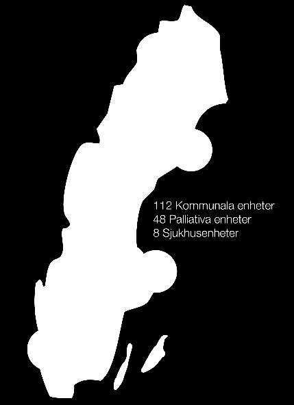 Registrerade enheter vid februari månads utgång uppgick till 168 enheter, fördelade på 112 kommunala enheter, 48 enheter inom specialiserade samt 8 sjukhusenheter.