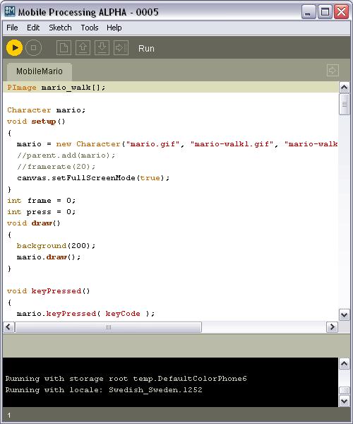 Mobile Proces s ing Lika som Processing Java ME