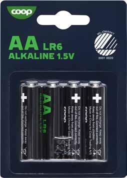 BATTERIER 4-PACK Coop.
