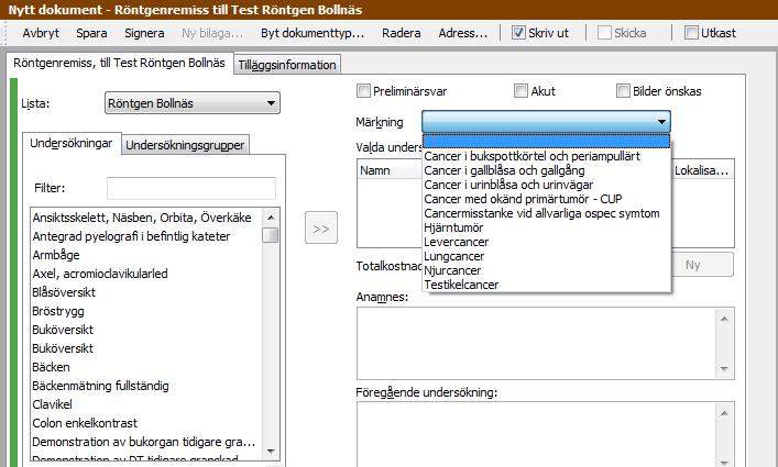 Förhindra redigering av redan skickad eröntgenremiss