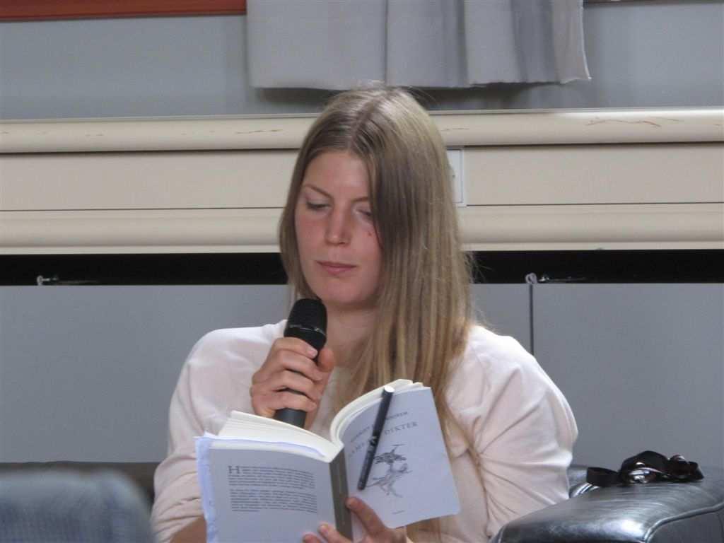 I seminariet på Nässjö poesifestival deltog även författaren Helena Granström.