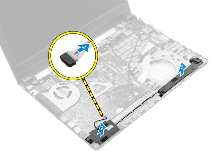 Installera VGA-kortet 1 Placera VGA-kortet i kortplatsen på datorn. 2 Dra åt skruven som håller fast VGA-kortet i datorn. 3 Anslut kabeln för VGA-kortet till kontakten på VGA-kortet.
