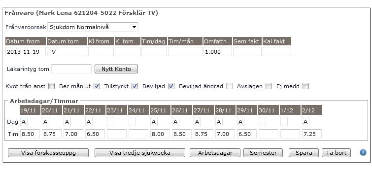 Attestering ska göras i rätt tid och det innebär att du till löneberäkningsmånad ska ha attesterat föregående månads rapportering samt det som är känt för innevarande