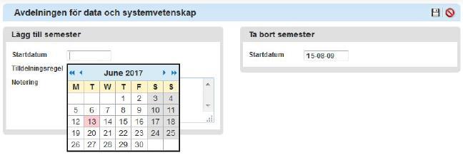 20 Semester Du kan lägga till semester för samtliga medarbetare på en och samma gång. Du behöver bara ange startdatum för semestern.