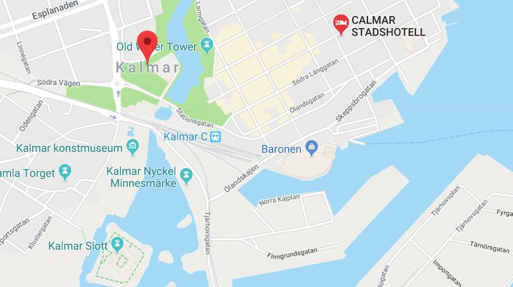 HITTA RÄTT I KALMAR Calmar Stadshotell ligger på adressen Stortorget 14, precis vid Stortorget i centrala Kalmar, ungefär 500 meter från Kalmar Centralstation.