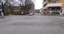 Exempel på utformning av ramp till upphöjd platå.