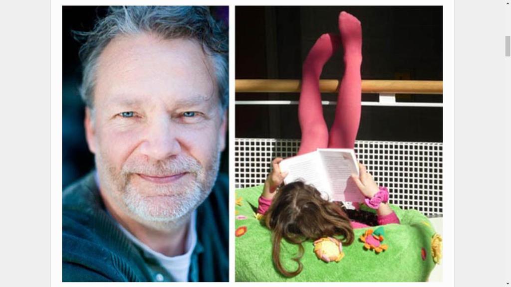 Figur 2. Bild av Martin Widmark och en anonym flicka 6.2.3 Hur karaktärerna porträtteras Karaktärerna är porträtterade med ett hjälpmedel som stämmer överens med deras roll.