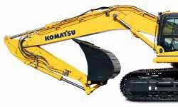 med stor TFT-skärm Komatsu satellit