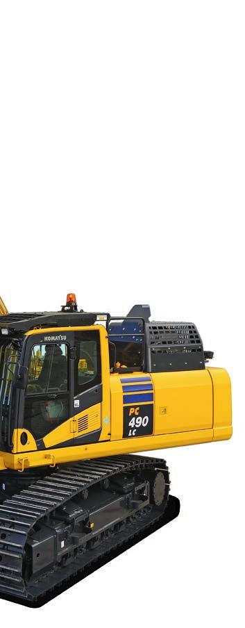 EXCEPTIONELL ANVÄNDBARHET OCH MILJÖPRESTANDA Kraftfull och miljövänlig Motor enligt EU steg IV