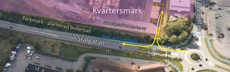 PLANFÖRSLAG/Trafik och tillgänglighet/vägtransporter forts Angöring Det nya kraftvärmeverket kommer det att alstra maximalt 360 fordonsrörelser per dag under de vintermånader då det är i drift.