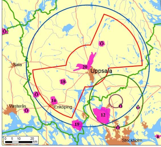 Riksintresse för totalförsvaret, MB 3 kap 9 Uppsala övningsflygplats är ett område av riksintresse för totalförsvarets militära del.