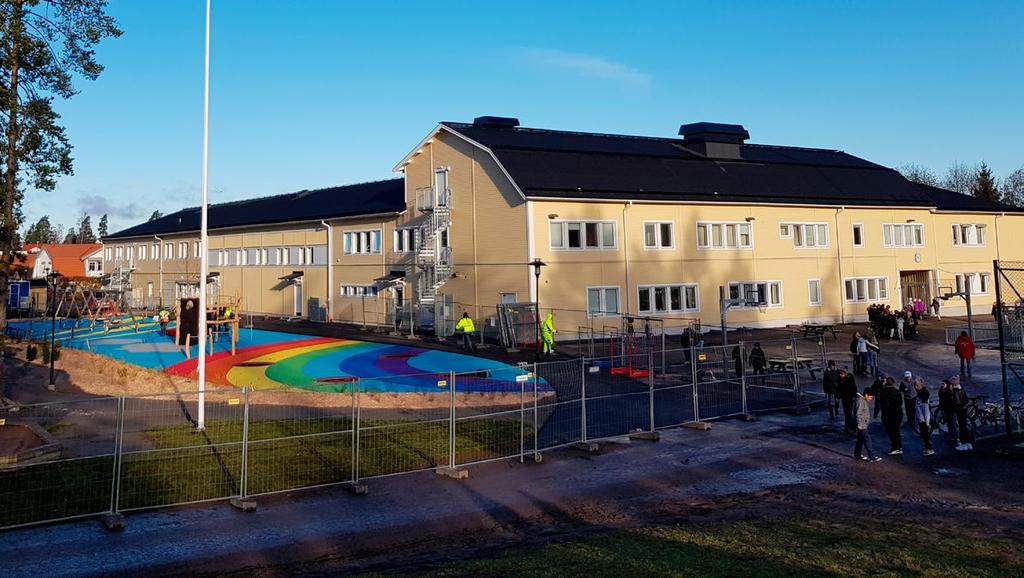 Måsöskolans utbyggnad till en 3-parallellig skola med permanent standard färdigställdes under året. Även skolgården har rustats upp med bl a ny lekutrustning och en konstgräsplan.