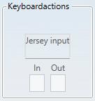 4.4 By Keyboardactions Uppe i det högra hörnet finns keyboardactions-rutan där man kan göra enskilda byten och byten om man inte ser vem som byter med vem. 4.4.1 Tangenter Numeriska tangenter Används för att skriva in tröjnummer som du vill byta in eller ut.