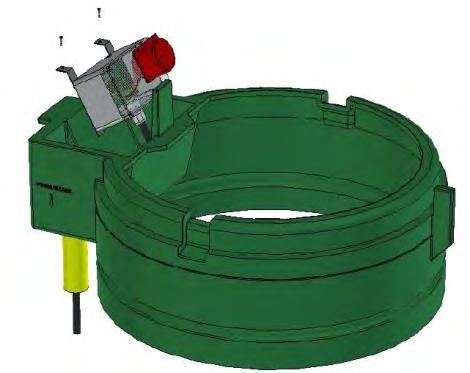 Tanken kan förlängas max 900mm utan speciella åtgärder mot jord och grundvattentryck Förlängning 1 Kapa toppen vid markering. 2 Applicera glidmedel på packningarna och sätt dem på röret.