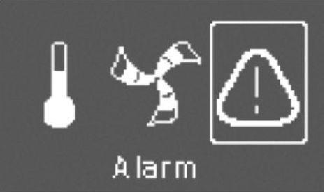 6.1.1 Symboler på displayen Symbol Beskrivning Förklaring Temp Fläkthastighet Visar den inställda börtemperaturen.