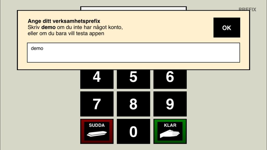 Innan undersökningen startar är det viktigt att deltagaren är väl förtrogen med Pict-O-Stat genom att få en demonstrering av programmet.