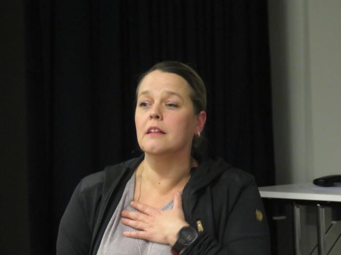 den närmaste framtiden. Maria passade också på att ansluta sig som medlem i STF Stockholm Nordost.