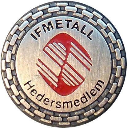 För att erhålla märket krävs 25 års förtroendeuppdrag inom IF Metall. (S.R.737) 1.