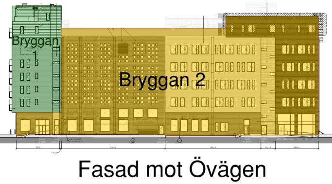 På produktionsfronten just nu Multihuset är indelat i två fastigheter:, den yttersta västra delen av huset som innehåller bostäder och en liten lokal (den gröna delen på bilden nedan) och som