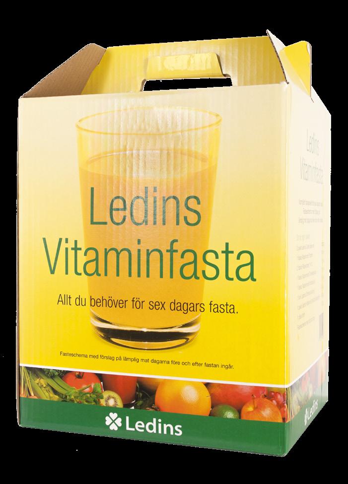 Kom i form med Ledins Vitaminfasta och rensa kroppen.