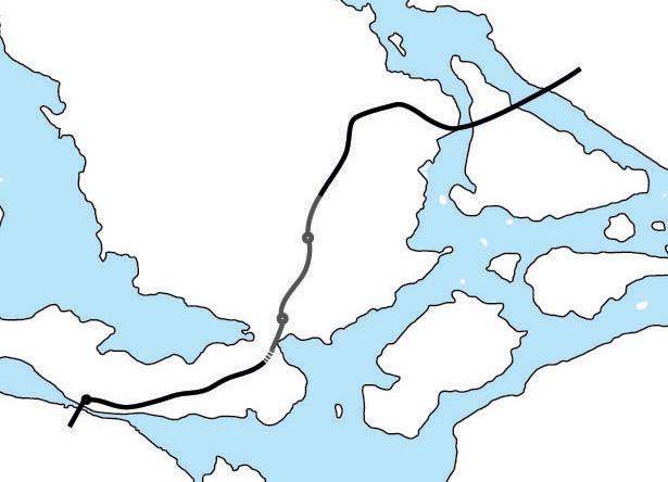 Delsträckor Förslagen som presenteras i detta kapitel avser endast de delar av Ekerövägen som ingår i vägplanen för väg 261.