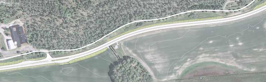 Ekerö möbler Befintlig gång- och cykelväg behålls.