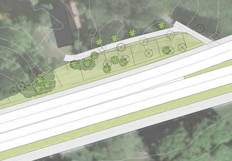 Kanton Vid Kanton planeras för ett signalreglerat övergångsställe. Platsen ska kännas omhändertagen och vittna om närheten till slottsmiljön, vilket ska avspeglas i detaljeringsgrad och materialval.