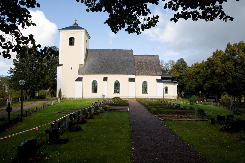 Lena kyrka lämningar efter