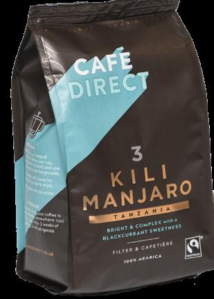 Kaffe Kilimanjaro 92:- Ett livligt, ljust och intensivt kaffe, till och med