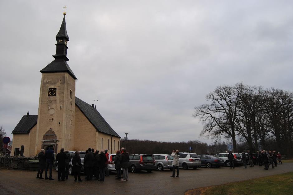 I Brahekyrkan har tiden stått still sedan slutet av 1600-talet, berättade vår kunnige guide Leif Wetterö.