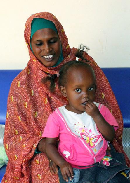 Mariyah botades från sin undernäring Miljoner människor behöver nödhjälp i Sudan, som har drabbats av fattigdom, våldsamheter och extrema väderfenomen.