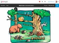 Här finns massor av stöd, tips och idéer. Du kan projicera sagobilderna på tavlan och få sagan uppläst.