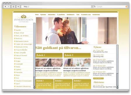 Innerstaden Göteborg En handlingskraftig organisation Personal bestående av centrumutvecklare och idag 8 anställda
