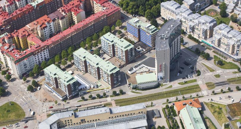3/12 Kulturmiljö Området är ett av de få bostadsområdena i centrala staden som är utpekat inom projektet Moderna planeringsunderlag * som kulturhistoriskt intressant.