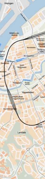 Genom att pendeltåg och regionaltåg inte behöver angöra säckstationen vid Göteborgs Centralstation kan tågtrafiken effektiviseras.