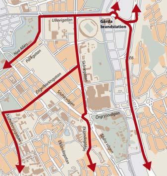 2.2 Samhällspåverkande faktorer 2.2.1 Stadskaraktär Södra Vägen fanns redan på 1600-talet och platsen blev en korsväg då Örgrytevägen drogs fram på 1700-talet.