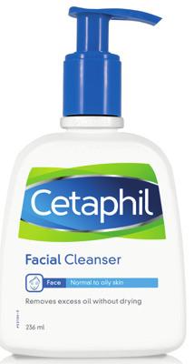 Cetaphil ansiktsrutin för olika hudtyper Torr och känslig hud Cetaphil Gentle Skin Cleanser (236 ml) Löser effektivt och skonsamt upp smuts och make-up Vårdar huden samtidigt som den rengör skonsamt