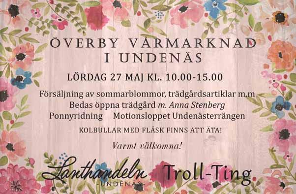 Sköna Majs evenemangstidning 2017 7 Dags för femte upplagan av Undenästerrängen att avgöras - sker lördag 27 maj.